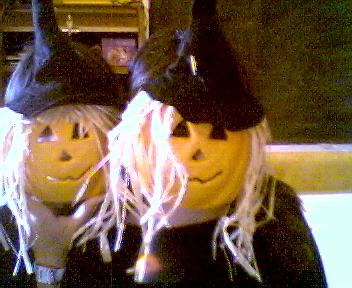 les citrouilles d'halloween